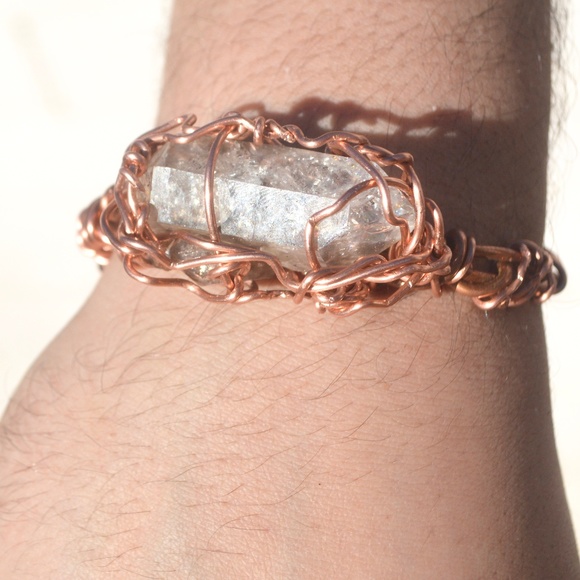 Conceptual Subculture Other - Herkimer Diamond Quartz Crystal Unisex Bracelet